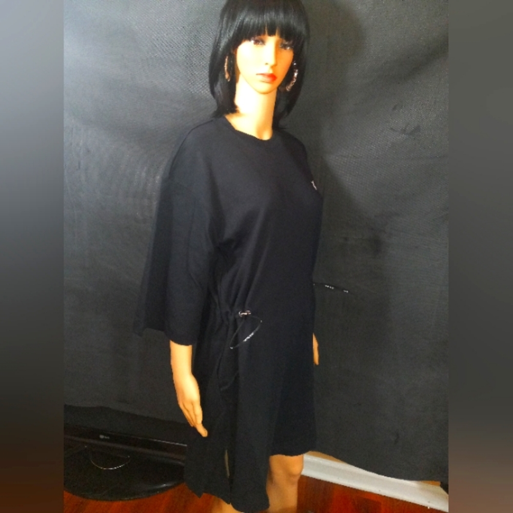 Off White Black Dress